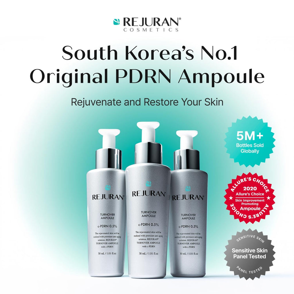 ® Turnover Ampoule, C-Pdrn® – Original Salmon DNA PDRN Face Serum for Rejuvenation, Firming, Hydration & Youthful Glow, Refines Skin Texture. Korean Skincare (1.01 Fl Oz)