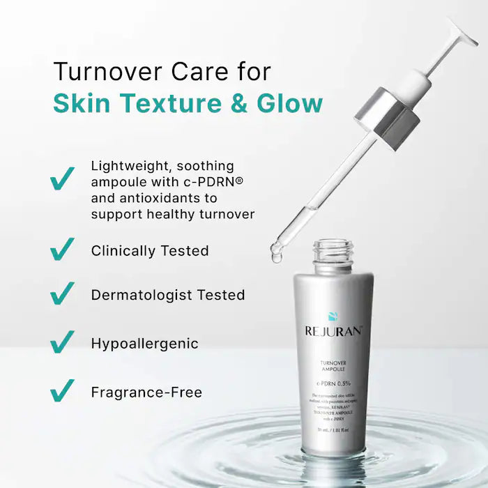 REJURAN Turnover Ampoule skincare routine
